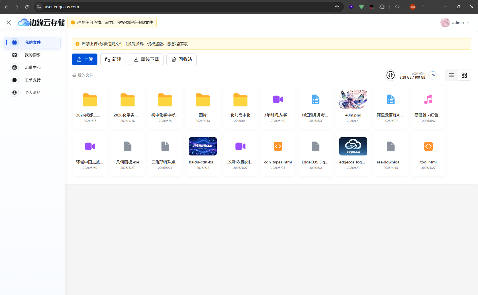 文件网格视图